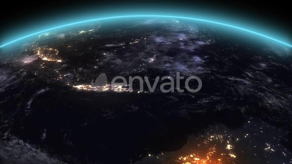 4K Earth Night Oceania South Asia Videohive 21754359 Motion Graphics Image 4