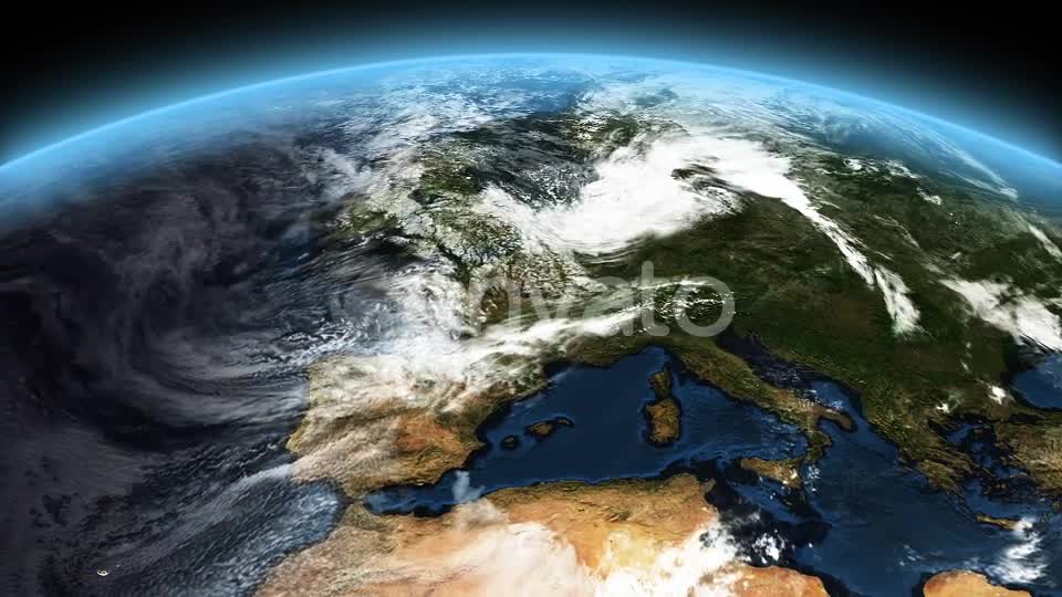 4K Earth Night to Day Sunrise Europe Videohive 21824289 Motion Graphics Image 7
