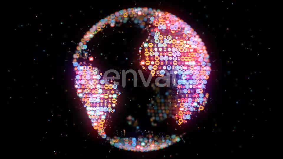 4K Education Icons Planet Earth Videohive 22278038 Motion Graphics Image 1