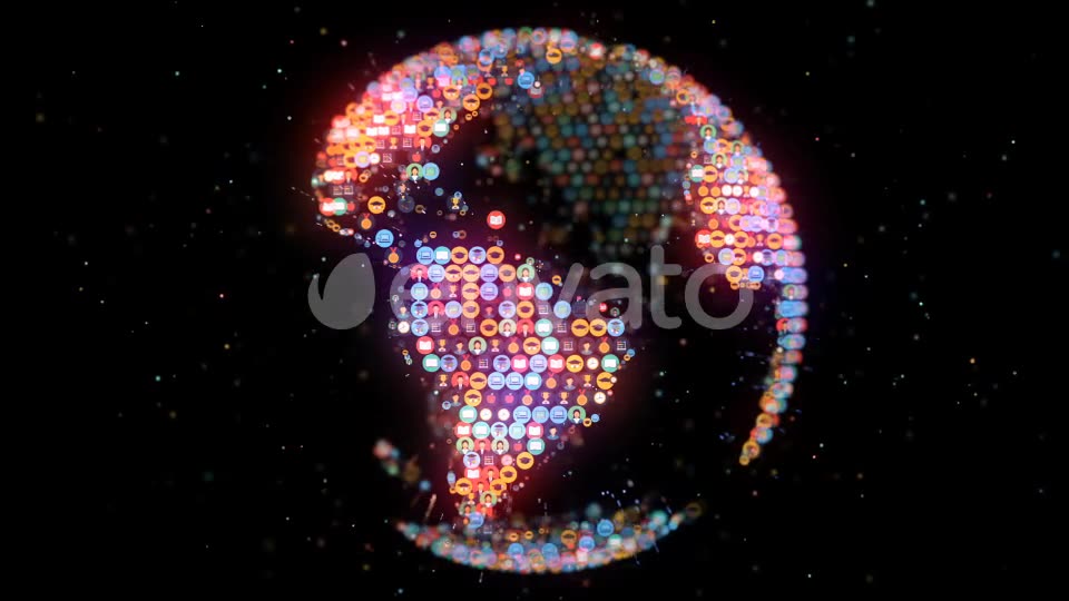 4K Education Icons Planet Earth Videohive 22278038 Motion Graphics Image 2