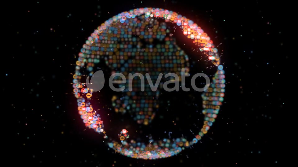 4K Education Icons Planet Earth Videohive 22278038 Motion Graphics Image 5