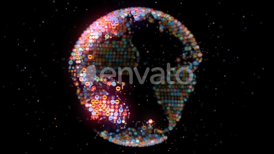 4K Education Icons Planet Earth Videohive 22278038 Motion Graphics Image 6