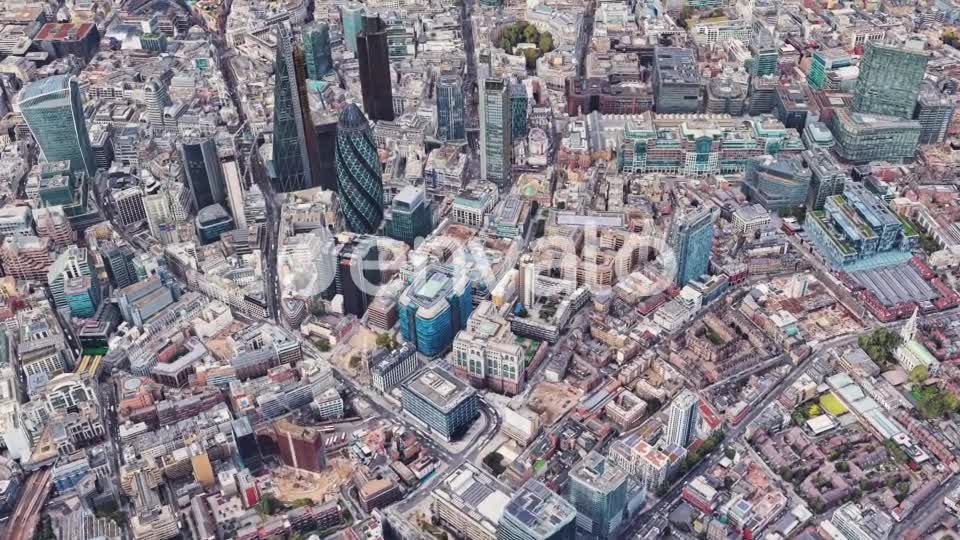 4K Flying Over London City Downtown Videohive 22237412 Motion Graphics Image 1