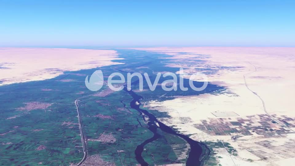 4K Flying Over Nile River Videohive 22237269 Motion Graphics Image 1