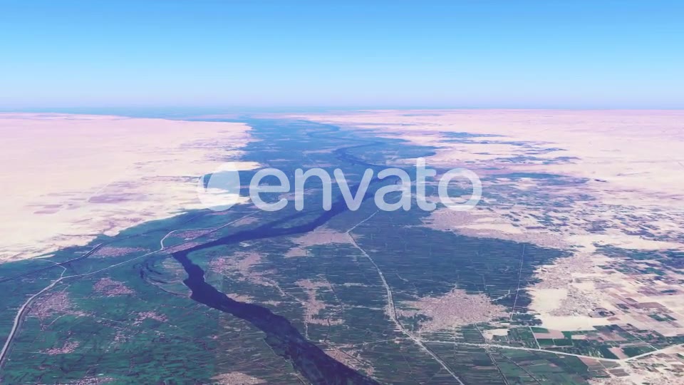 4K Flying Over Nile River Videohive 22237269 Motion Graphics Image 8