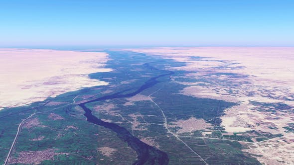 4K Flying Over Nile River - Download Videohive 22237269