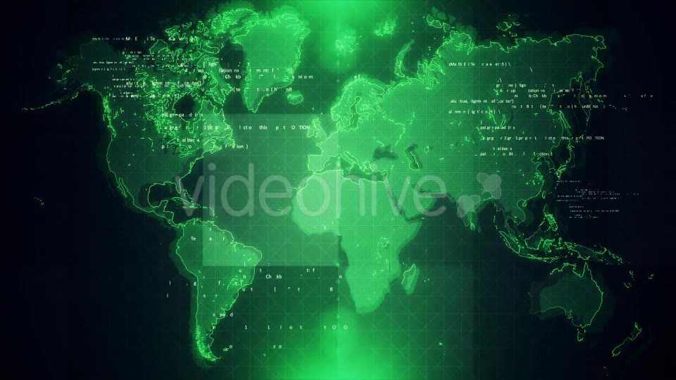4K Green Map Background Videohive 17622082 Motion Graphics Image 2