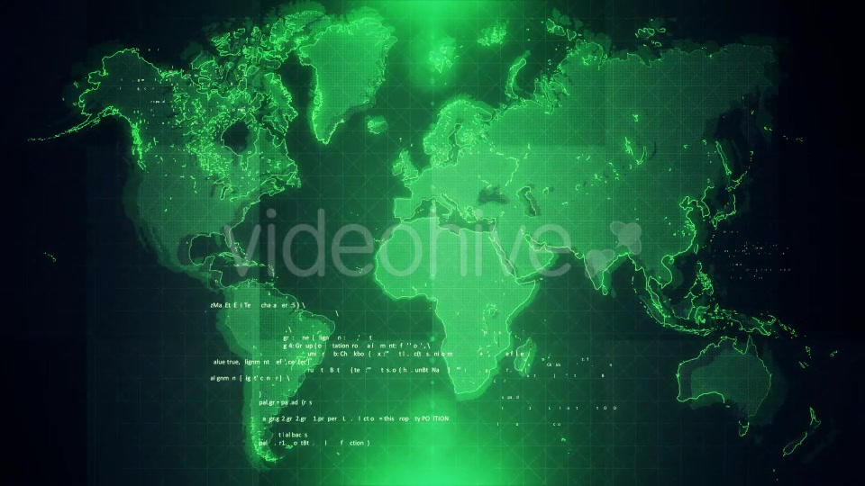 4K Green Map Background Videohive 17622082 Motion Graphics Image 3
