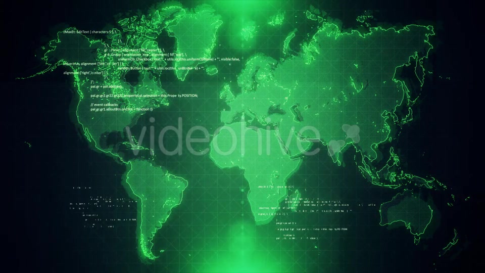 4K Green Map Background Videohive 17622082 Motion Graphics Image 4