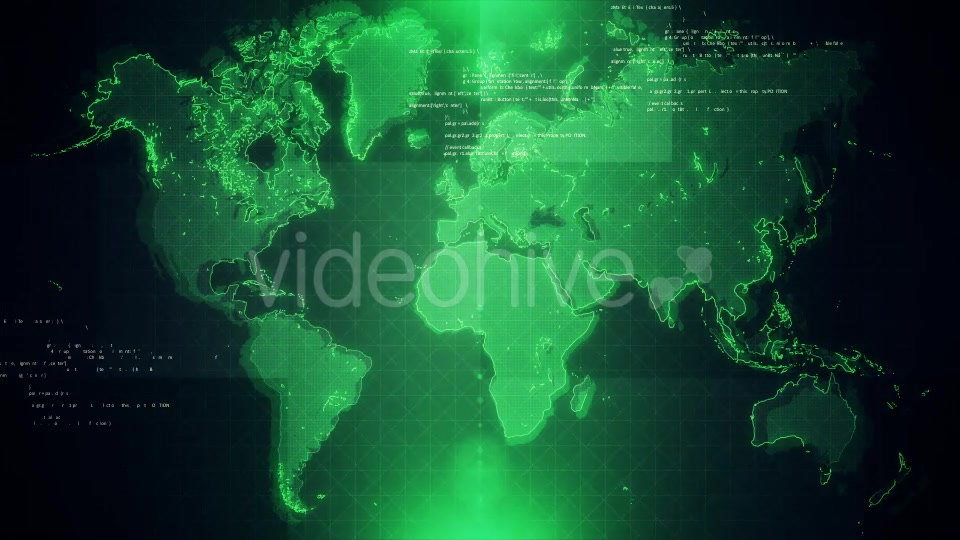 4K Green Map Background Videohive 17622082 Motion Graphics Image 6