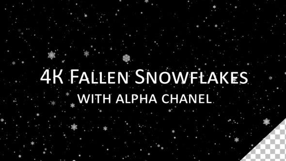 4K Infinity Fallen Snowflakes - 9859371 Download Videohive