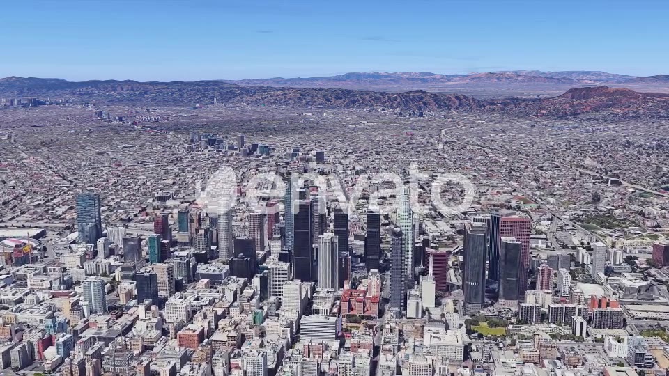 4K Los Angeles Downtown Aerial Videohive 22095796 Motion Graphics Image 5