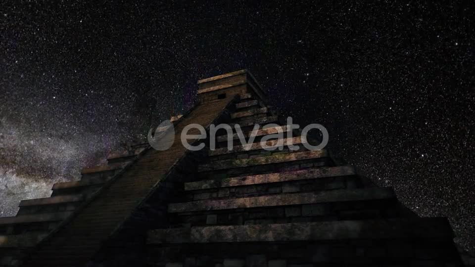 4K Milkyway Timelapse Chichen Itza Videohive 21610422 Motion Graphics Image 1