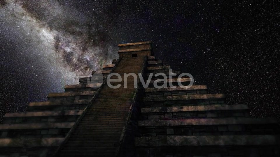 4K Milkyway Timelapse Chichen Itza Videohive 21610422 Motion Graphics Image 3