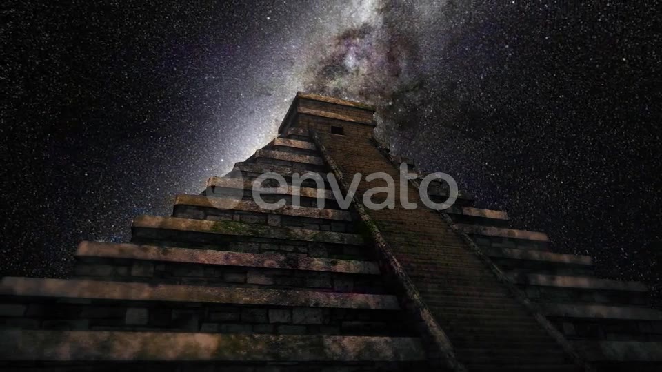 4K Milkyway Timelapse Chichen Itza Videohive 21610422 Motion Graphics Image 7