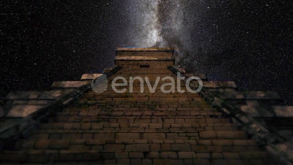 4K Milkyway Timelapse Chichen Itza Stairs Videohive 21610416 Motion Graphics Image 6