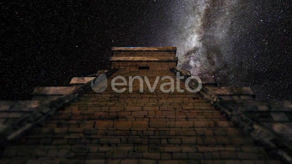 4K Milkyway Timelapse Chichen Itza Stairs Videohive 21610416 Motion Graphics Image 7
