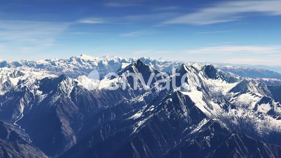 4K Nepal Snowy Mountains Aerial View Videohive 22095835 Motion Graphics Image 2