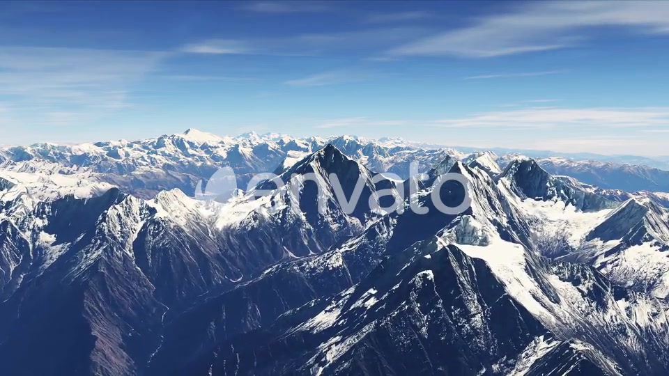 4K Nepal Snowy Mountains Aerial View Videohive 22095835 Motion Graphics Image 3