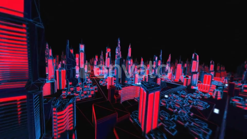 4K Structure Neon Cityscape Videohive 23081723 Motion Graphics Image 8