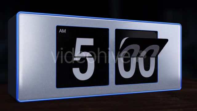 5 A.M. Flip Alarm Clock Videohive 10029527 Motion Graphics Image 11