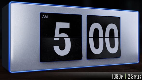 5 A.M. Flip Alarm Clock - Download 10029527 Videohive