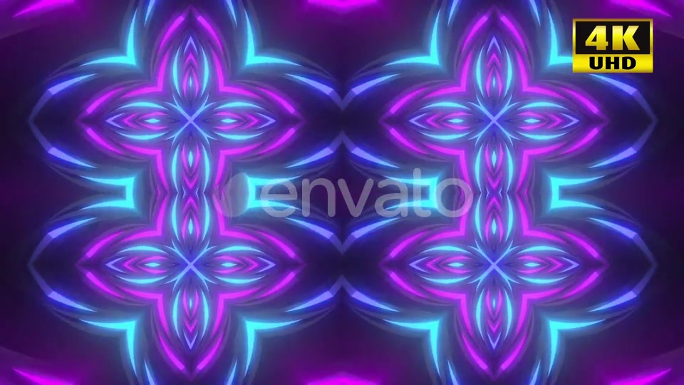 5 Neon Flower Background Pack Videohive 24768541 Motion Graphics Image 7