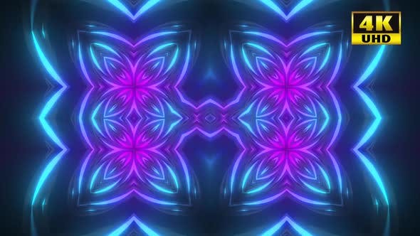 5 Neon Flower Background Pack - 24768541 Download Videohive