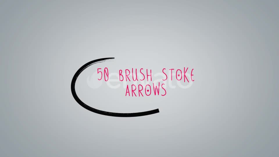 50 Brush Stroke Arrows Videohive 23112862 Motion Graphics Image 1