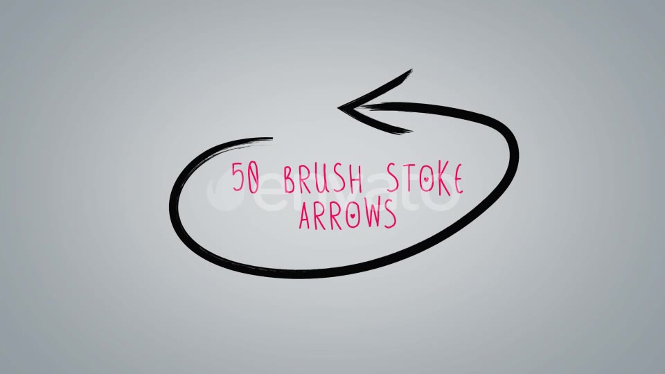 50 Brush Stroke Arrows Videohive 23112862 Motion Graphics Image 2