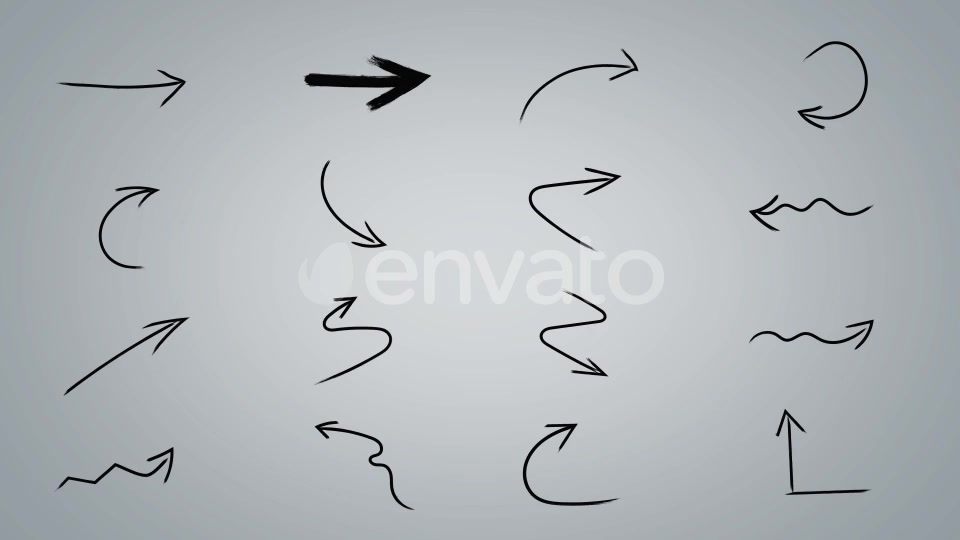 50 Brush Stroke Arrows Videohive 23112862 Motion Graphics Image 5