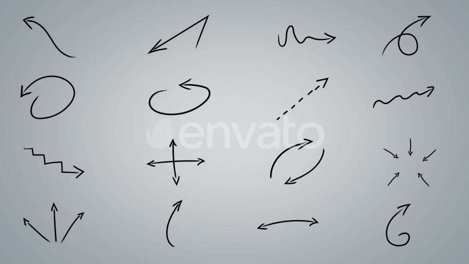 50 Brush Stroke Arrows Videohive 23112862 Motion Graphics Image 7
