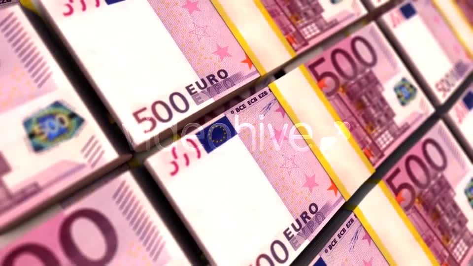 500 Euro Stacks. Money Background Videohive 13812021 Motion Graphics Image 12