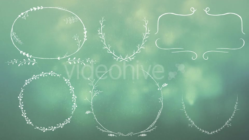 6 Floral Frames Videohive 19875277 Motion Graphics Image 9