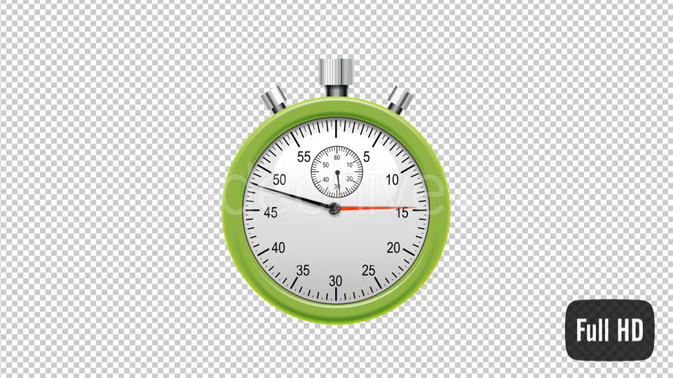60 Second Countdown Clock Stop Watch Videohive 15041097 Motion Graphics Image 3