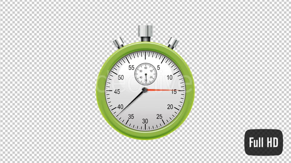 60 Second Countdown Clock Stop Watch Videohive 15041097 Motion Graphics Image 5