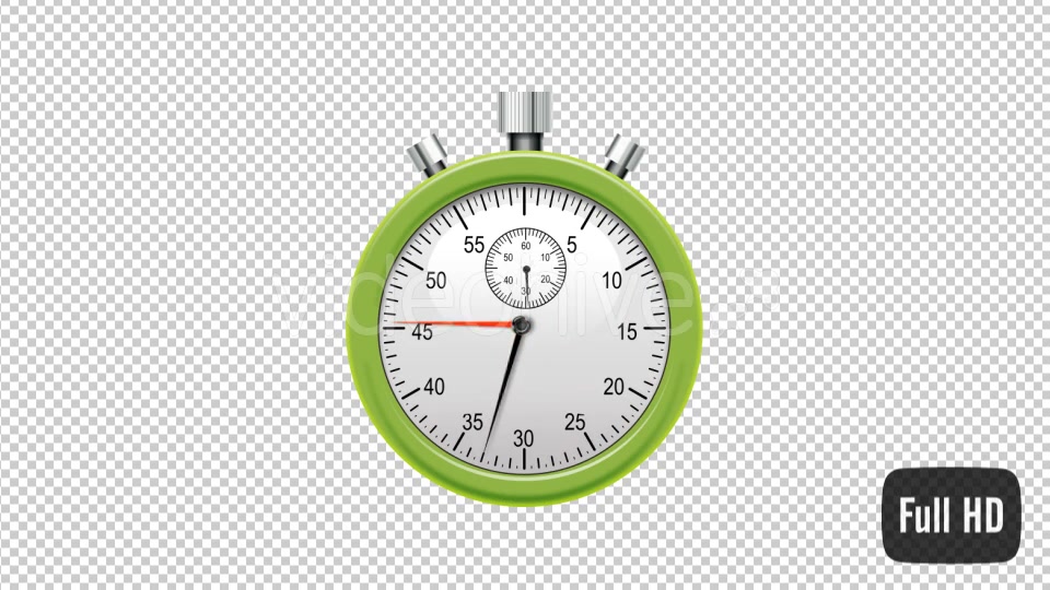 60 Second Countdown Clock Stop Watch Videohive 15041097 Motion Graphics Image 6