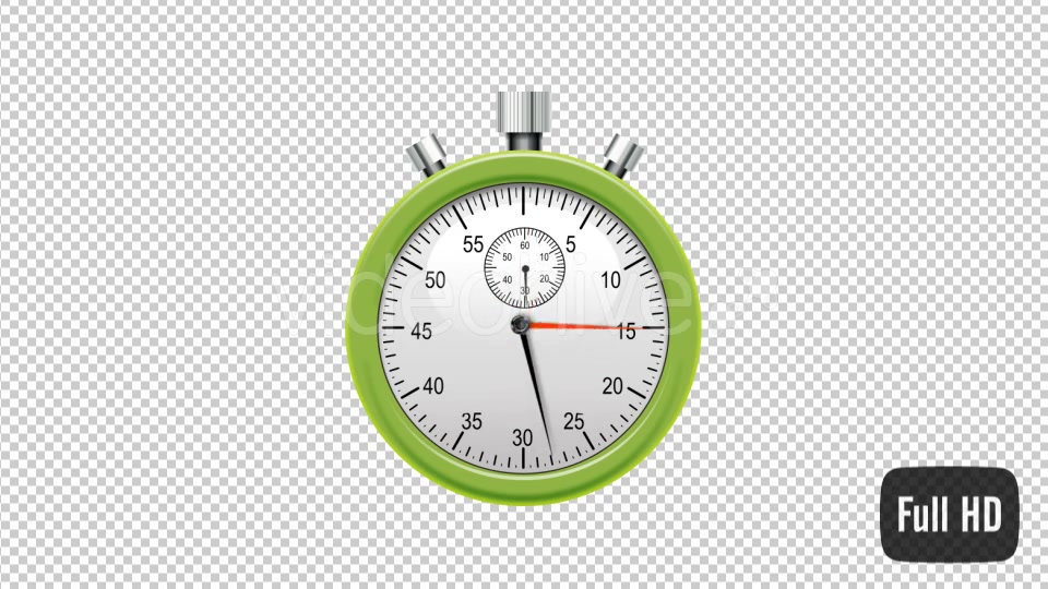 60 Second Countdown Clock Stop Watch Videohive 15041097 Motion Graphics Image 7