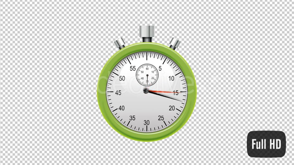 60 Second Countdown Clock Stop Watch Videohive 15041097 Motion Graphics Image 9