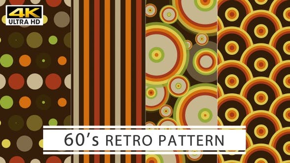 60s Retro Pattern 4K - 22735576 Download Videohive