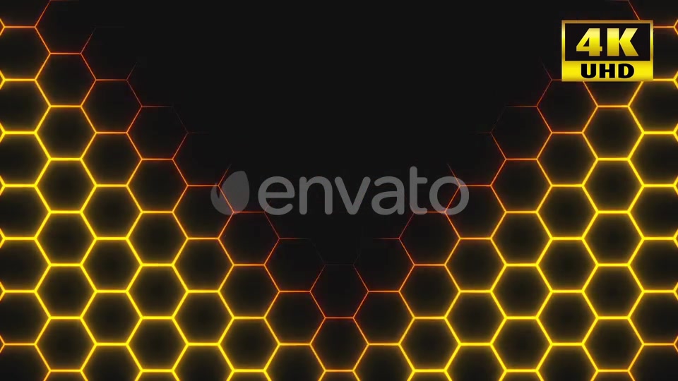 7 Glowy Honeycomb Pack 4k Videohive 23630239 Motion Graphics Image 3