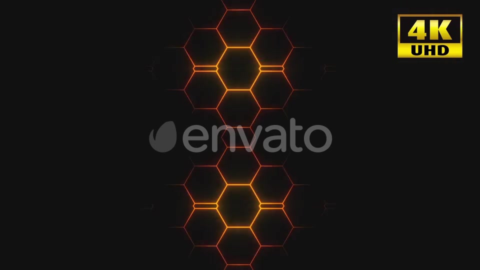 7 Glowy Honeycomb Pack 4k Videohive 23630239 Motion Graphics Image 6