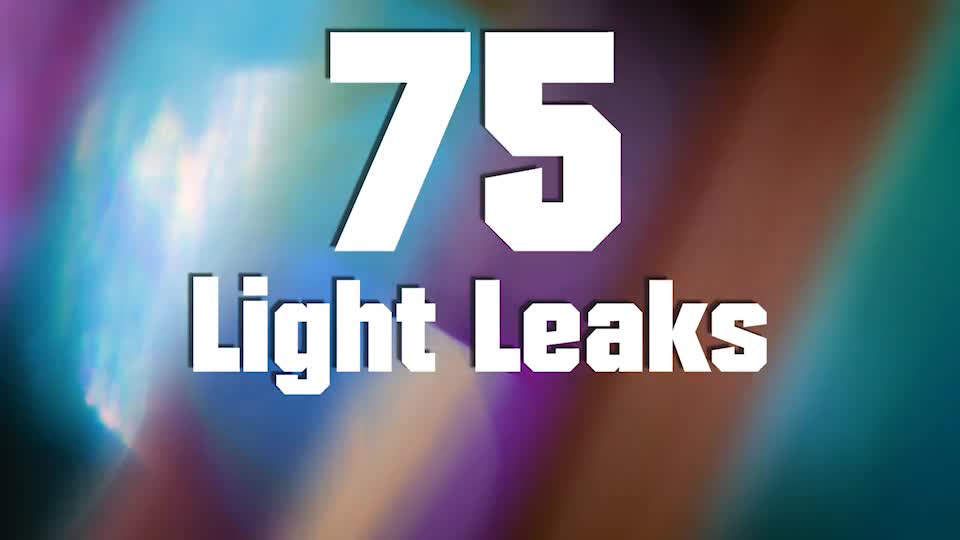 75 Real Light Leaks and Bokeh Pack 3 Videohive 21560985 Motion Graphics Image 1