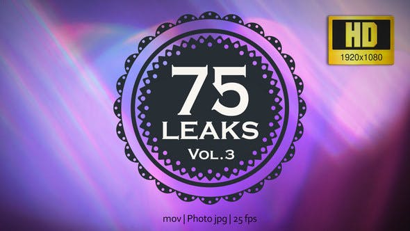 75 Real Light Leaks and Bokeh Pack 3 - Download Videohive 21560985