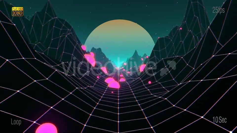80s Mountain VJ Videohive 20466563 Motion Graphics Image 4