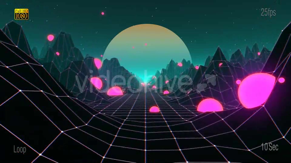 80s Mountain VJ Videohive 20466563 Motion Graphics Image 5