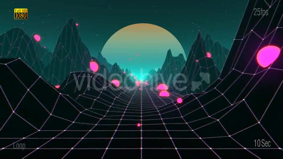 80s Mountain VJ Videohive 20466563 Motion Graphics Image 7