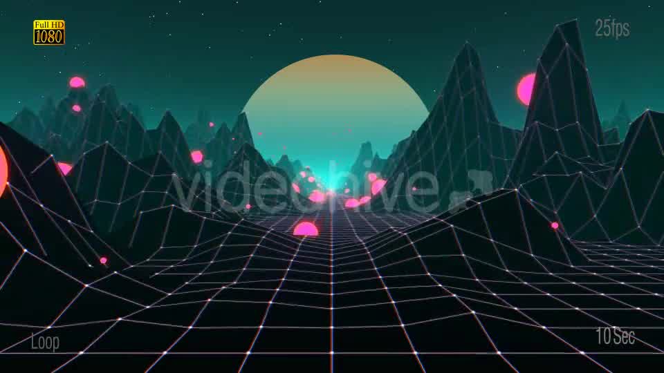 80s Mountain VJ Videohive 20466563 Motion Graphics Image 9