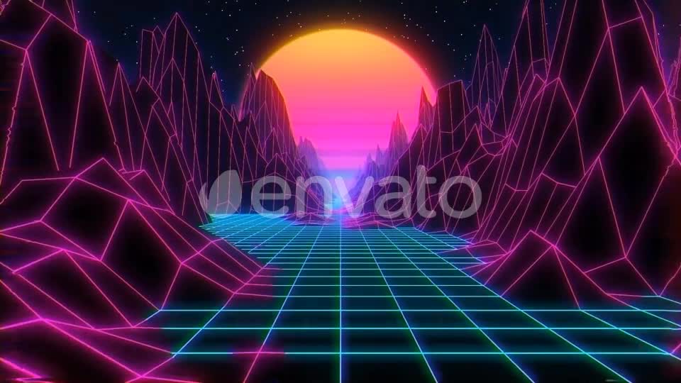 80s Retro Background 04 Videohive 23454905 Motion Graphics Image 1