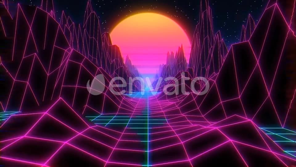 80s Retro Background 04 Videohive 23454905 Motion Graphics Image 2